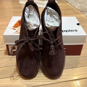 Hush Puppies Soft Leather Suede Boots